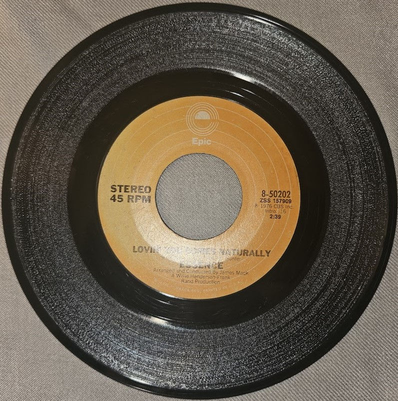 Essence - Lovin' You Comes Naturally (7", Single) (Epic)