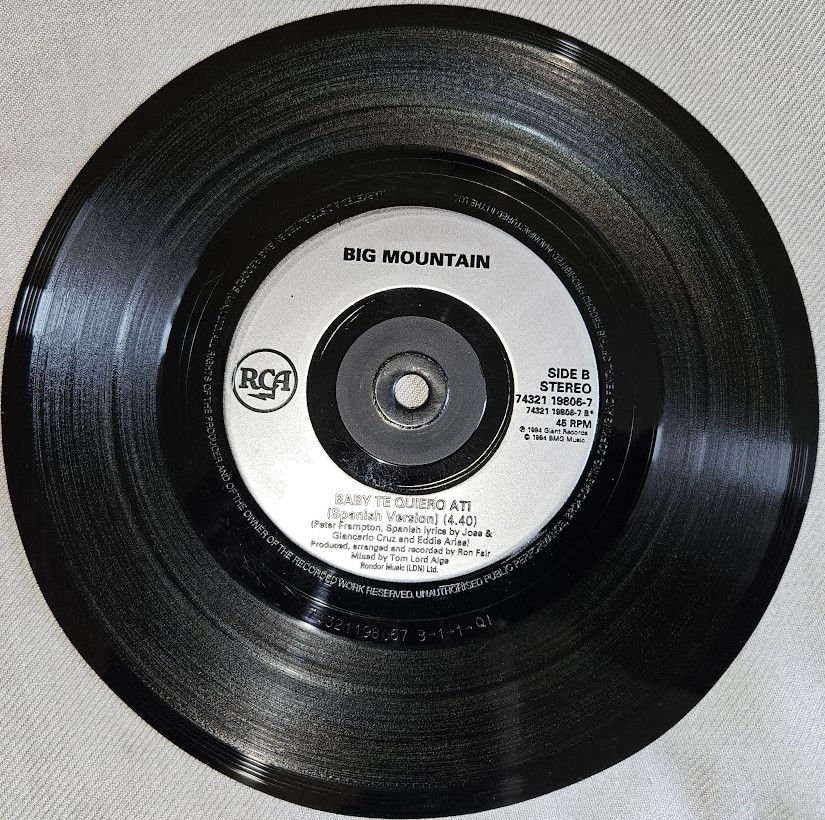 Miniature : Big Mountain - Baby, I Love Your Way (7", Single) (RCA)