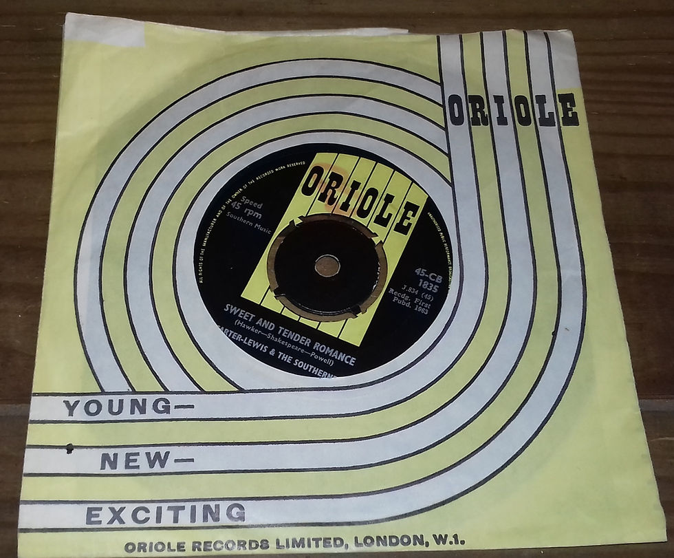 Carter-Lewis & The Southerners - Sweet & Tender Romance (7", Single) (Oriole)