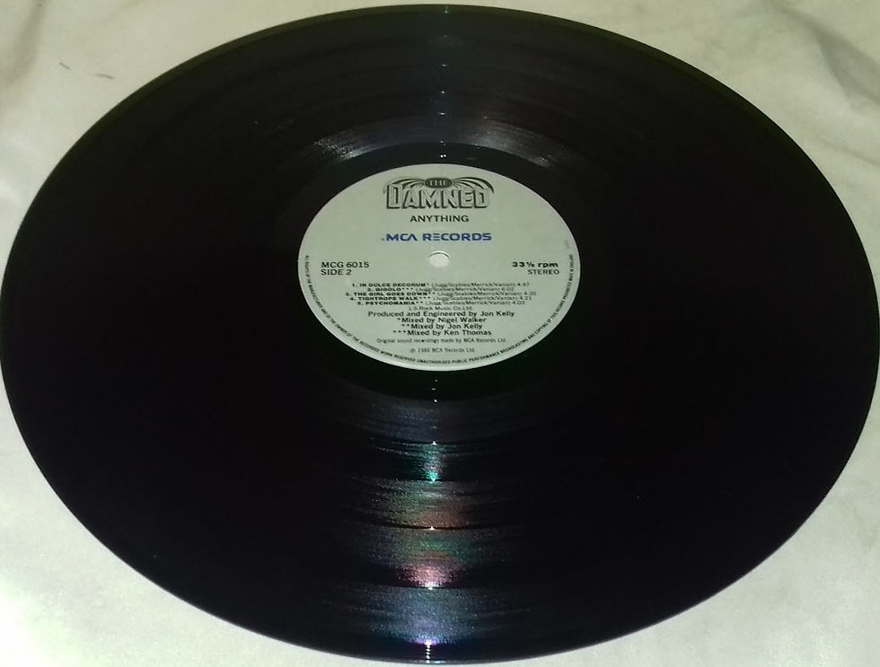 Miniatyrbild: The Damned - Anything (LP, Album, Ltd, S/Edition, Gat) (MCA Records, MCA Record