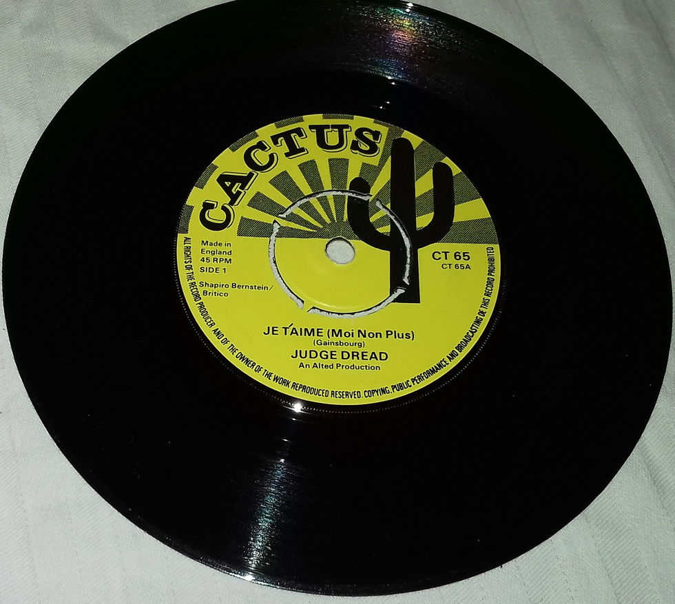 Judge Dread - Je T'Aime (Moi Non Plus) (7", Single) (Cactus)