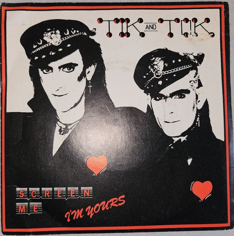 Tik & Tok - Screen Me I'm Yours (7", Single) (Survival Records)