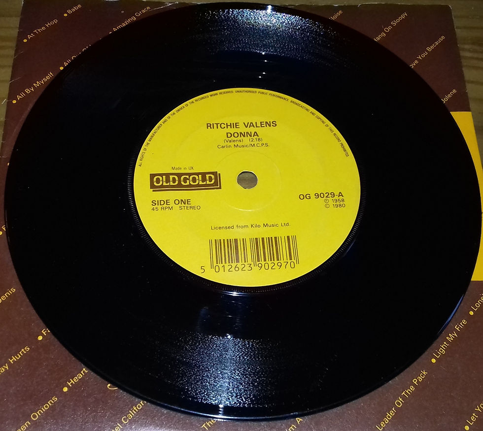 Ritchie Valens - Donna / La Bamba (7", Single, RE) (Old Gold (2))