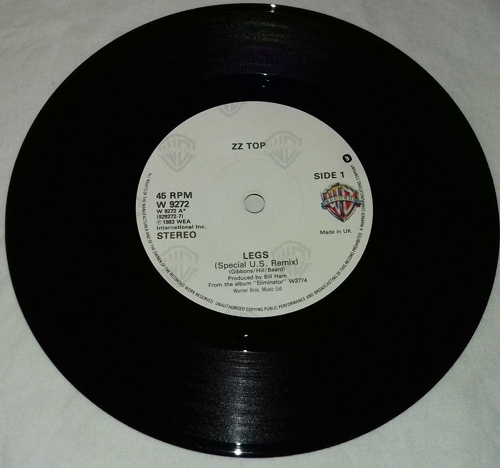 ภาพขนาดย่อ: ZZ Top - Legs (7", Single, RE, Pap) (Warner Bros. Records, Warner Bros. Records,