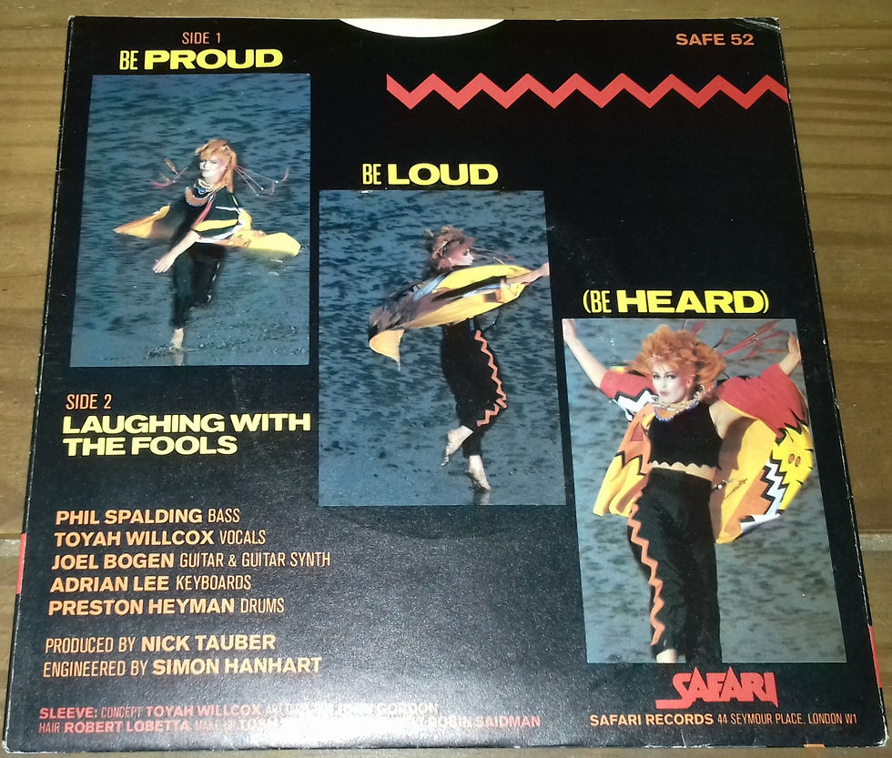 Miniature : Toyah - Be Proud Be Loud (Be Heard) (7", Single) (Safari Records)