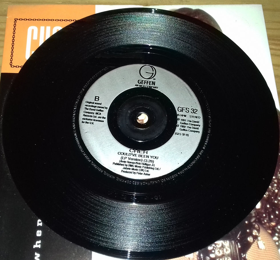 תמונה ממוזערת: Cher - Whenever You're Near (7", Single) (Geffen Records)