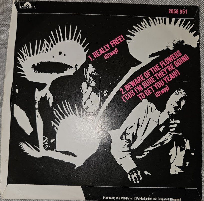 Miniature : John Otway And Wild Willy Barrett - Cor Baby That's Really Free! (7", Single, Pi
