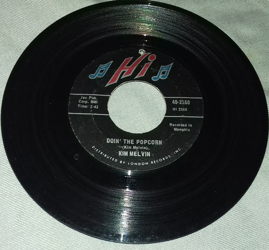 Kim Melvin - Doin' The Popcorn / Keep The Faith (7") (Hi Records)