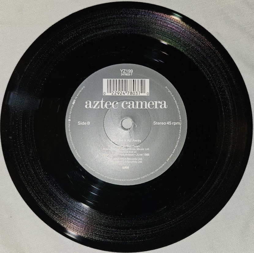 サムネイル： Aztec Camera - Working In A Goldmine (7", Single) (WEA, WEA)