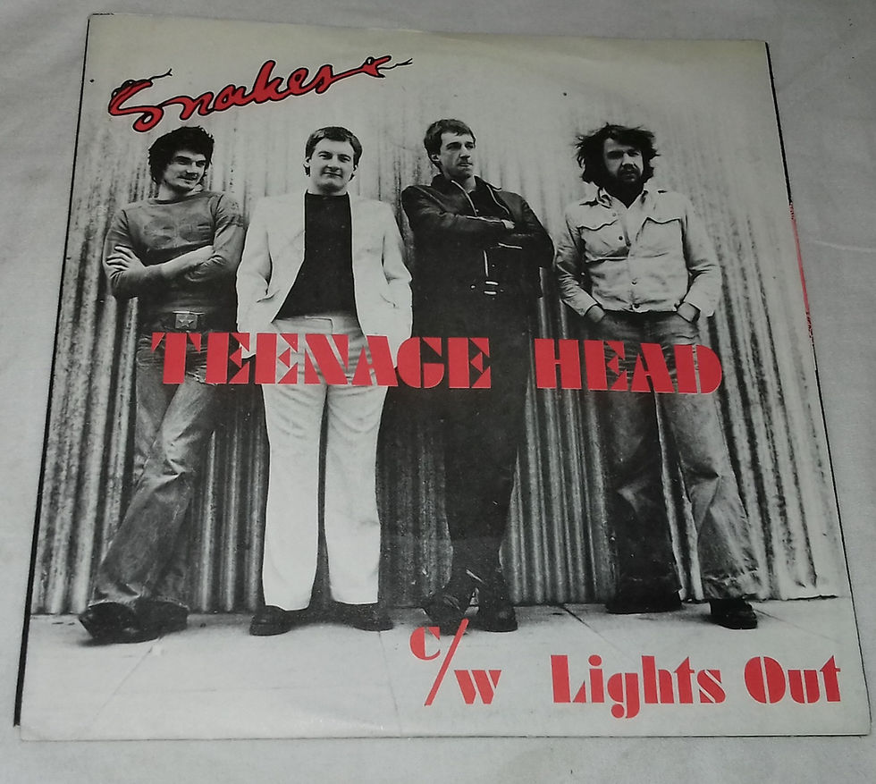 Snakes - Teenage Head / Lights Out (7", Single) (Dynamite Records (7))