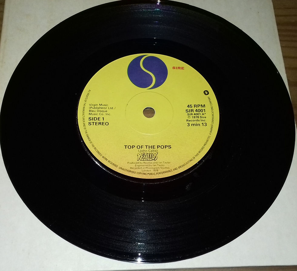The Rezillos - Top Of The Pops (7", Single) (Sire)