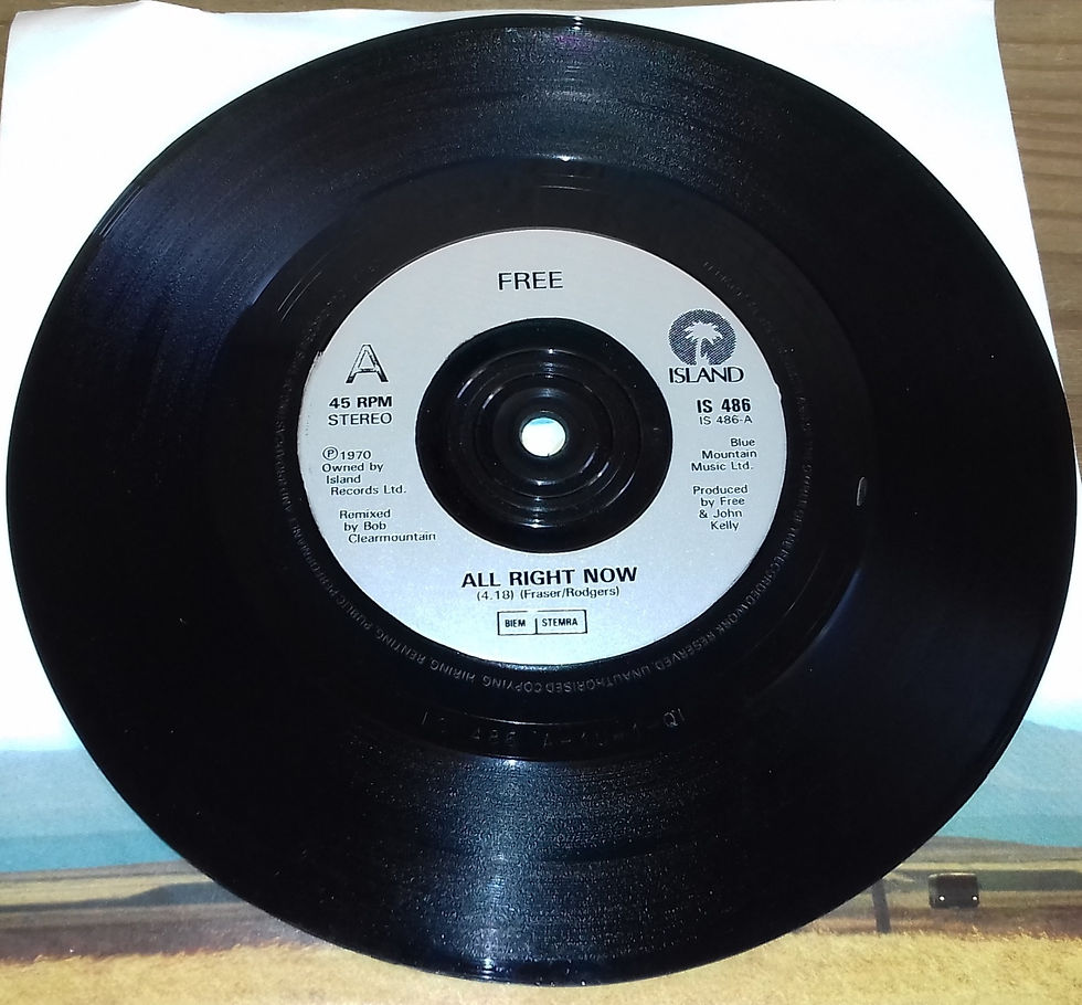 Miniatyrbild: Free - All Right Now (7", Single, Sil) (Island Records, Island Records)