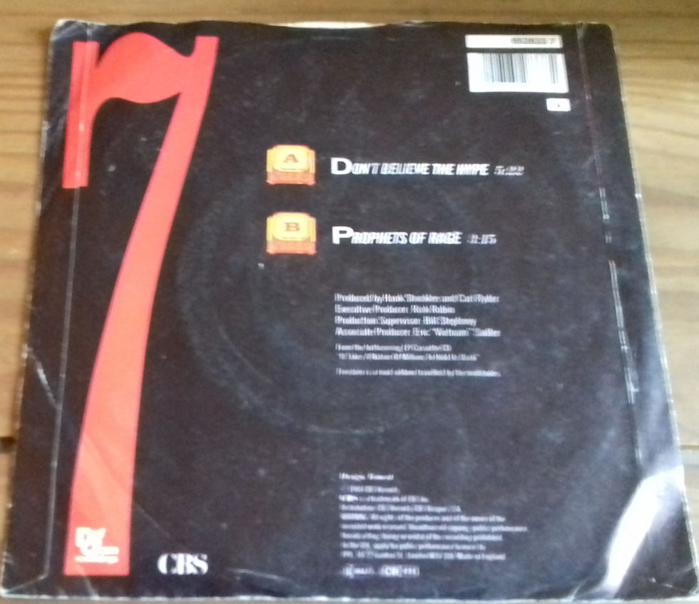 Miniaturbild: Public Enemy - Don't Believe The Hype (7", Single) (Def Jam Recordings, CBS)