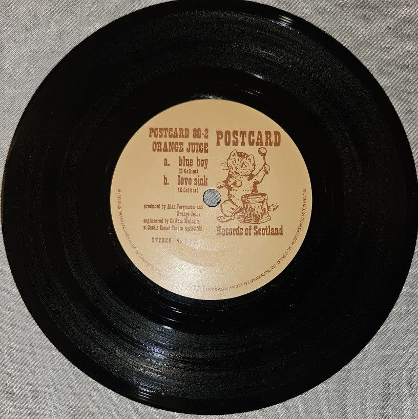 Pikkukuva: Orange Juice  - Blue Boy (7", Single, RE, Bro) (Postcard Records)