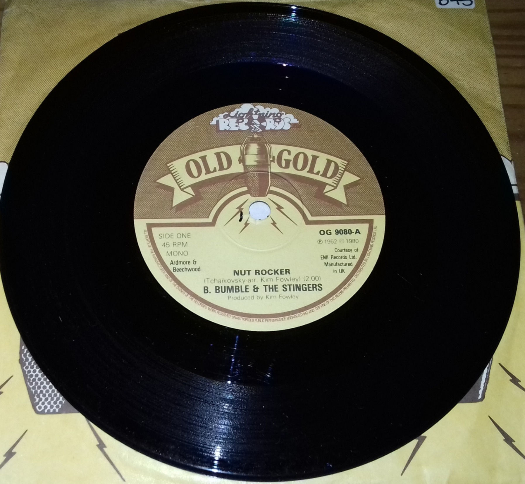 B. Bumble & The Stingers - Nut Rocker / Bumble Boogie (7", Single, Mono) (Old Go