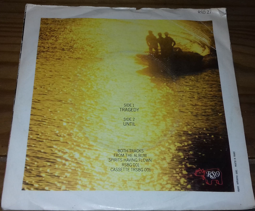 Miniatyrbild: Bee Gees - Tragedy (7", Single, Jukebox) (RSO, RSO)