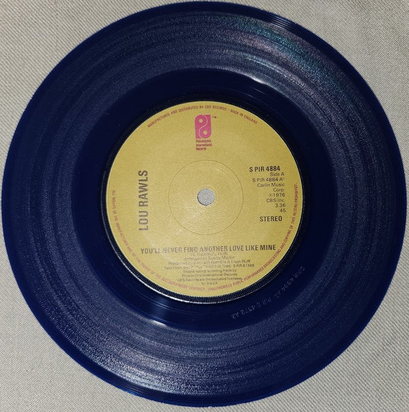Lou Rawls - You'll Never Find Another Love Like Mine / From Now On (7", Blu) (Ph