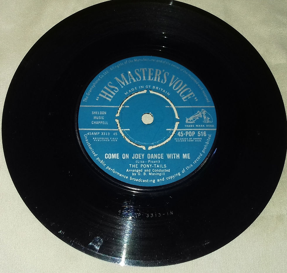Thumbnail: The Pony-Tails* - Born Too Late (7", Mono) (His Master's Voice)