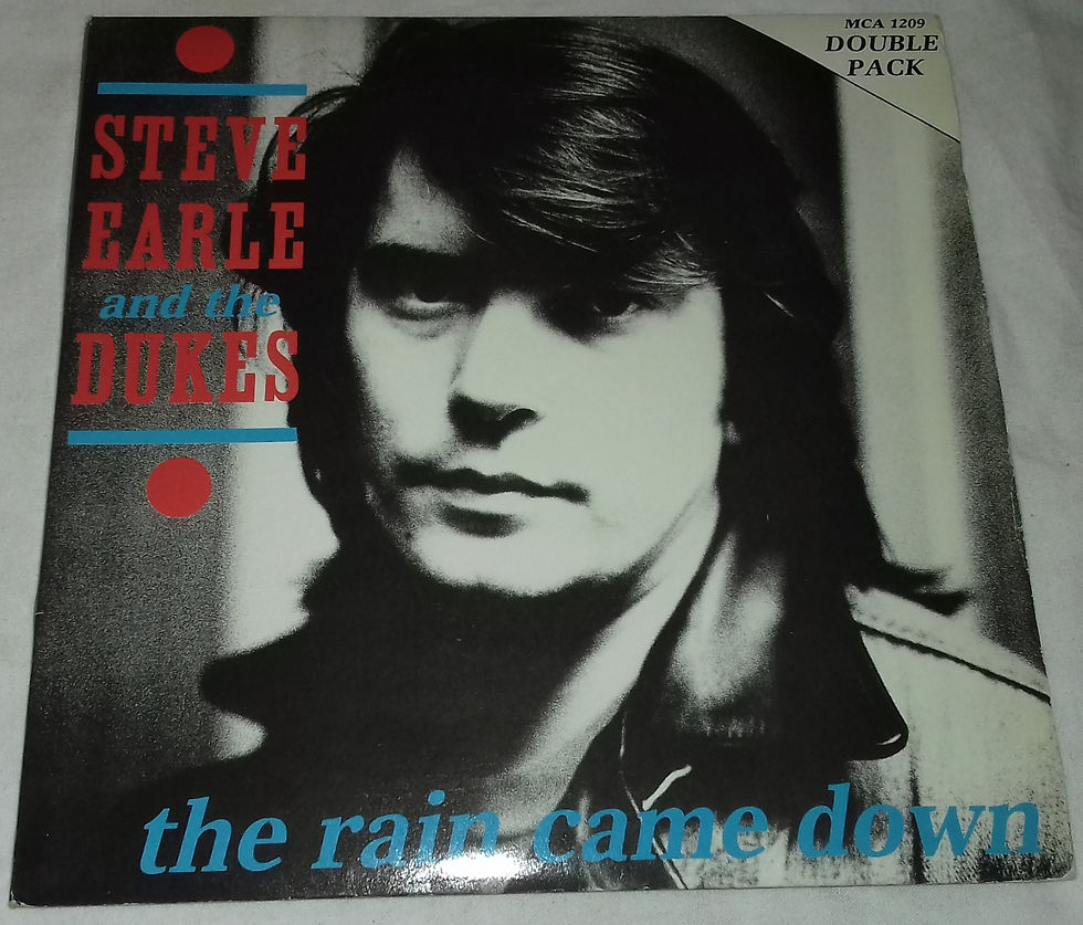 Steve Earle And The Dukes* - The Rain Came Down (2x7") (MCA Records, MCA Record