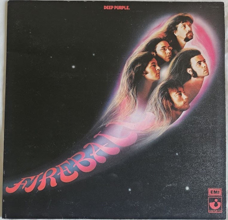 Deep Purple - Fireball (LP, Album, Tex) (Harvest, Harvest)