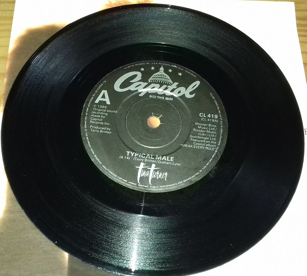 Miniatura: Tina Turner - Typical Male (7", Single) (Capitol Records, Capitol Records)