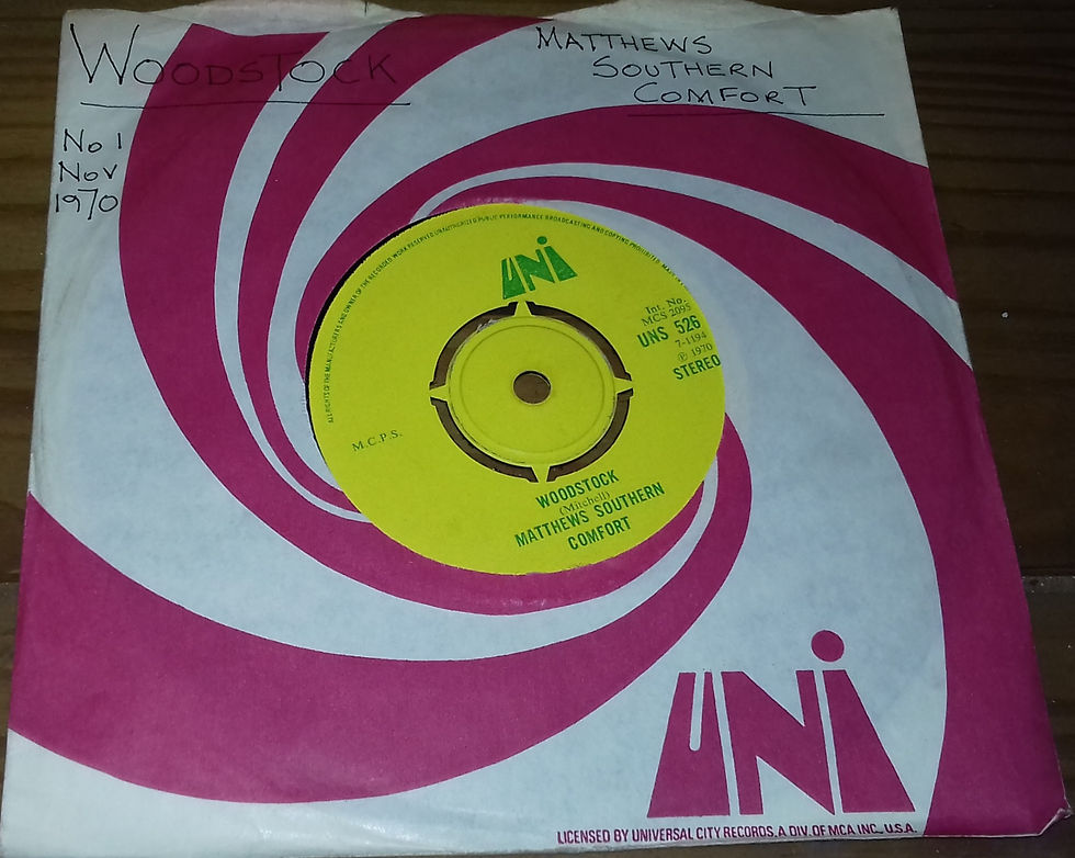 Miniature : Matthews Southern Comfort* - Woodstock (7", Single) (UNI Records)
