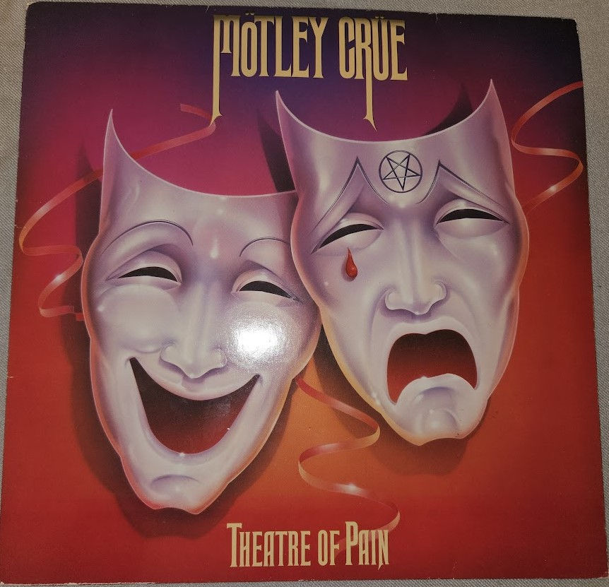 Mötley Crüe - Theatre Of Pain (LP, Album, Bla) (Elektra, Elektra)