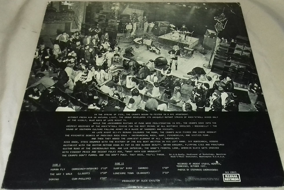 Miniature : The Cramps - Gravest Hits (12", EP) (Illegal Records (2))