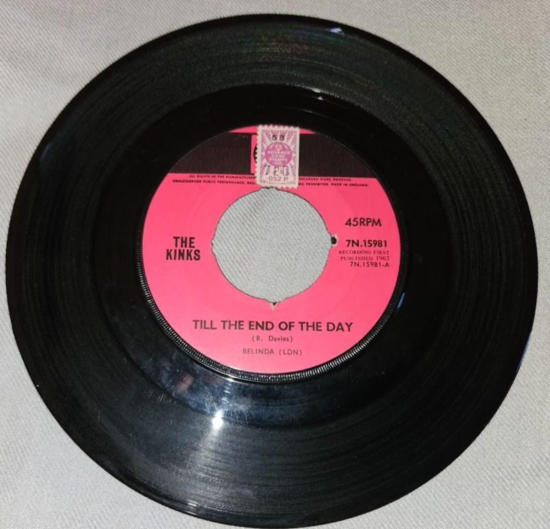 The Kinks - Till The End Of The Day (7", Single, Pus) (Pye Records)