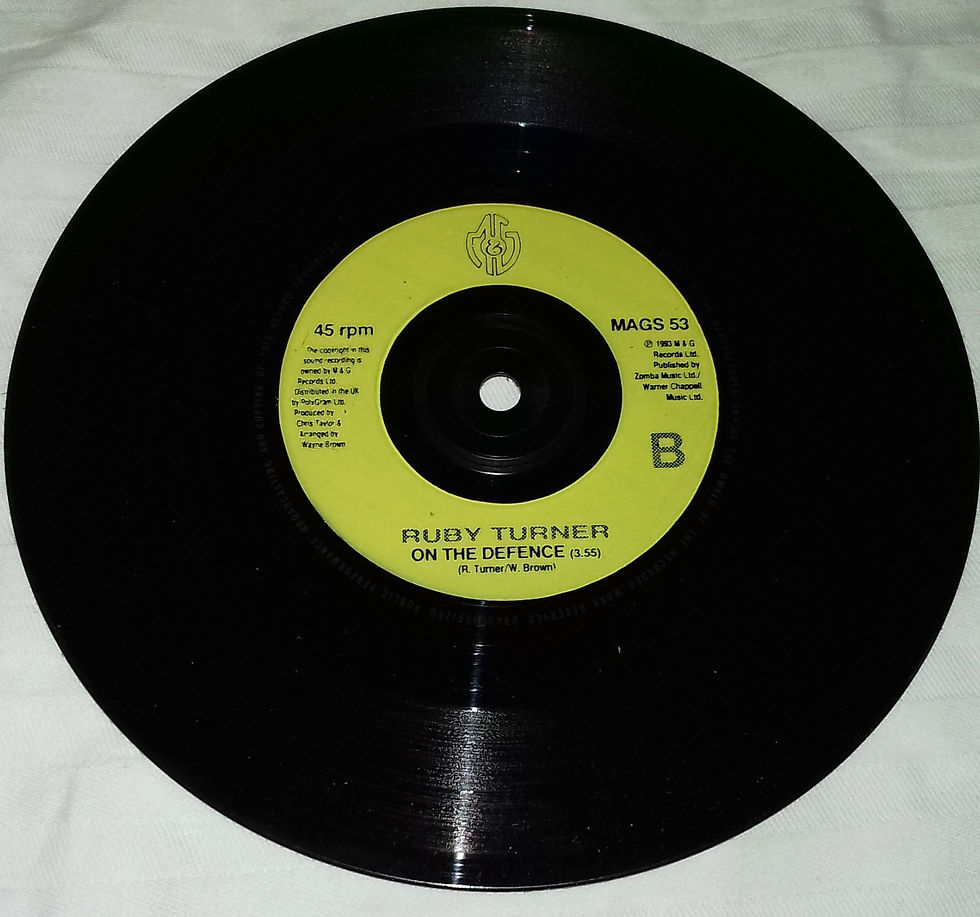ภาพขนาดย่อ: Ruby Turner - Stay With Me Baby (7", Single) (M&G (2))