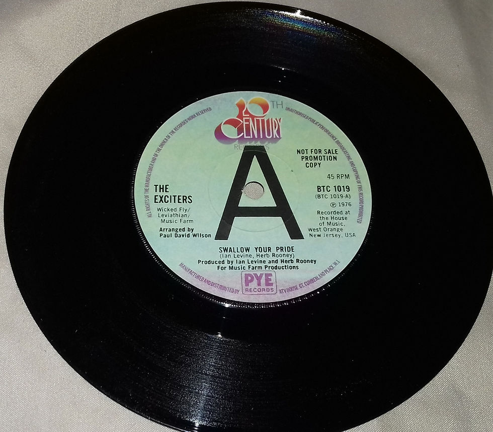 The Exciters - Swallow Your Pride (7", Single, Promo) (20th Century Records)