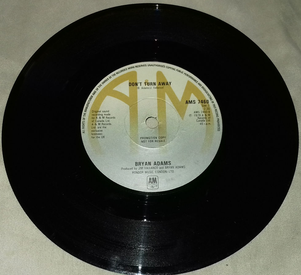 ภาพขนาดย่อ: Bryan Adams - Let Me Take You Dancing (7", Single, Promo) (A&M Records)