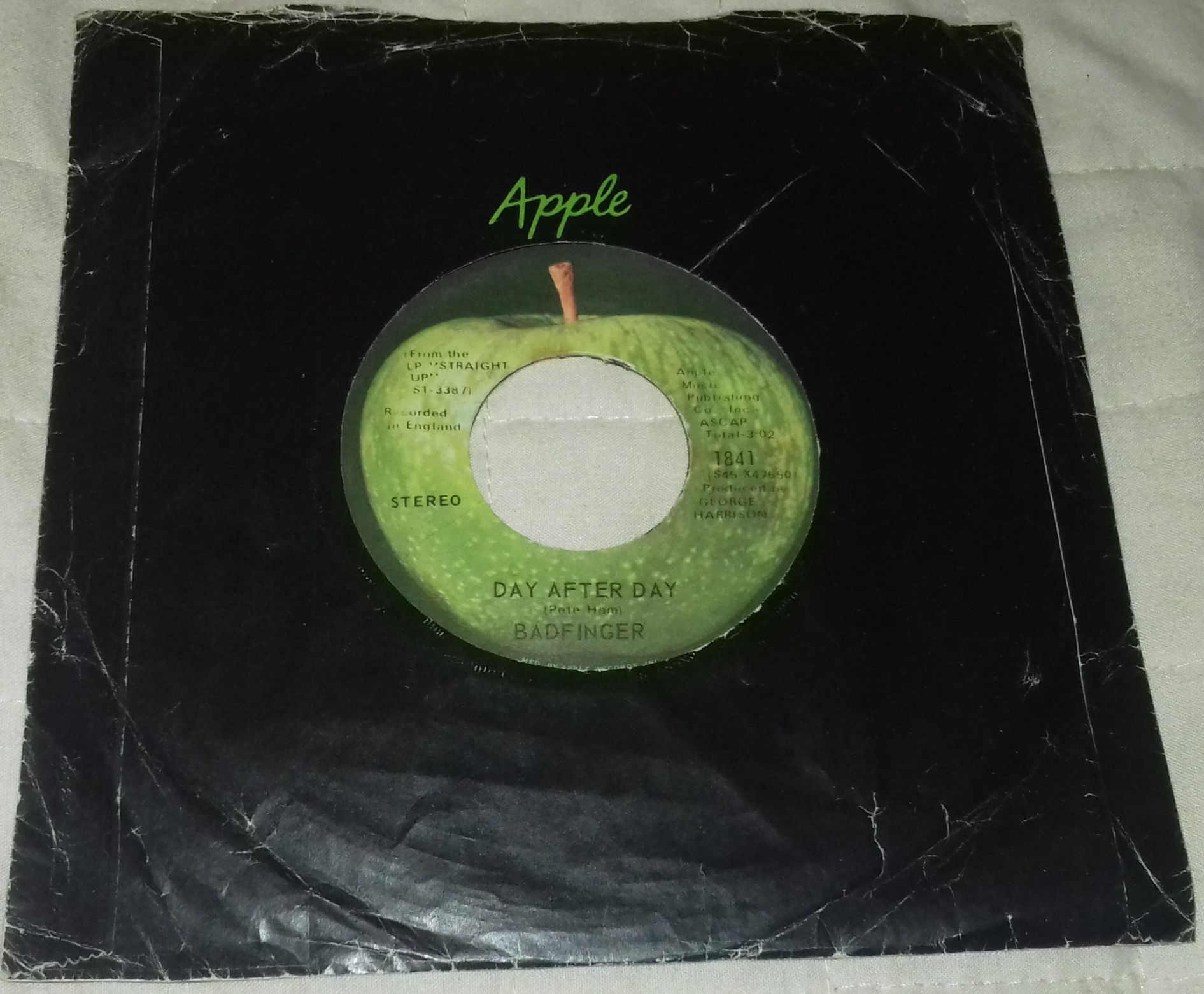 Badfinger - Day After Day (7", Single, Jac) (Apple Records)