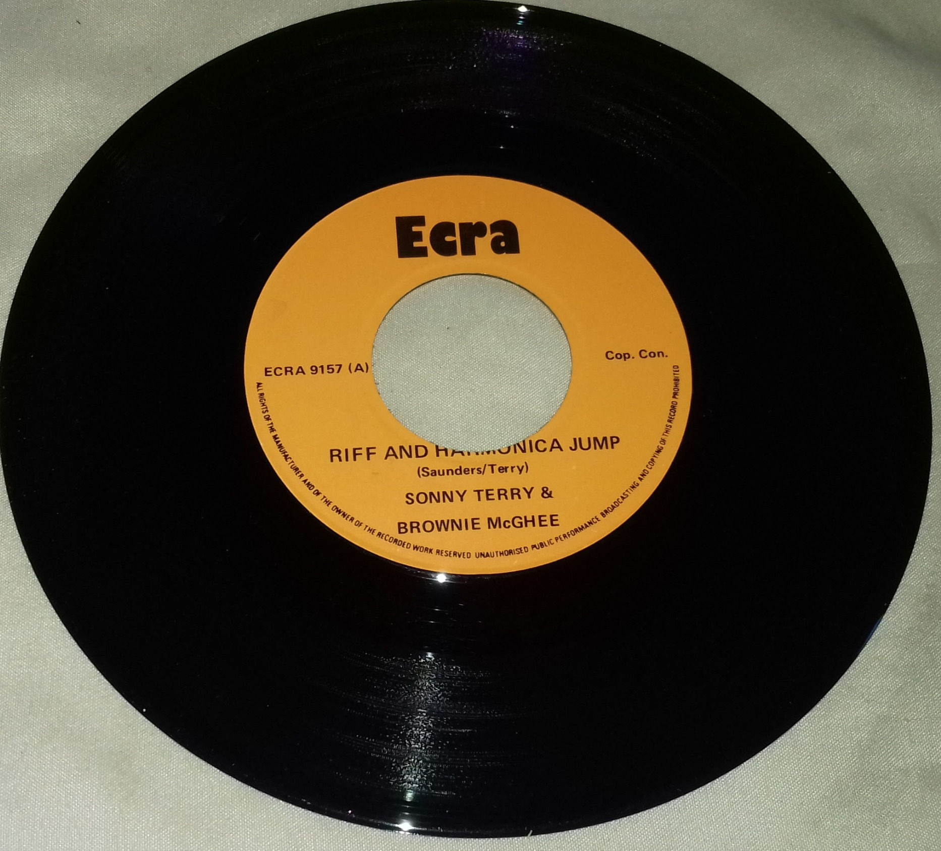 Hutch Davie, Sonny Terry & Brownie McGhee - Riff And Harmonica Jump / Sweet Geo