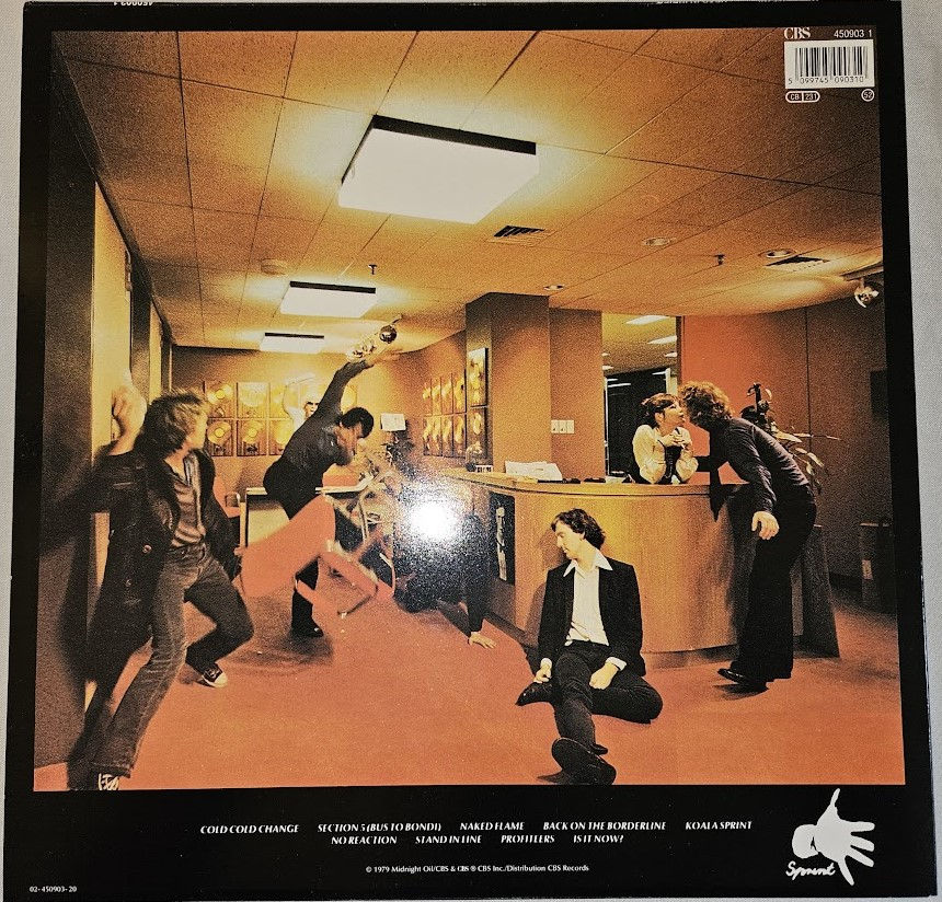 サムネイル： Midnight Oil - Head Injuries (LP, Album, RE) (Sprint (6), Midnight Oil Records,
