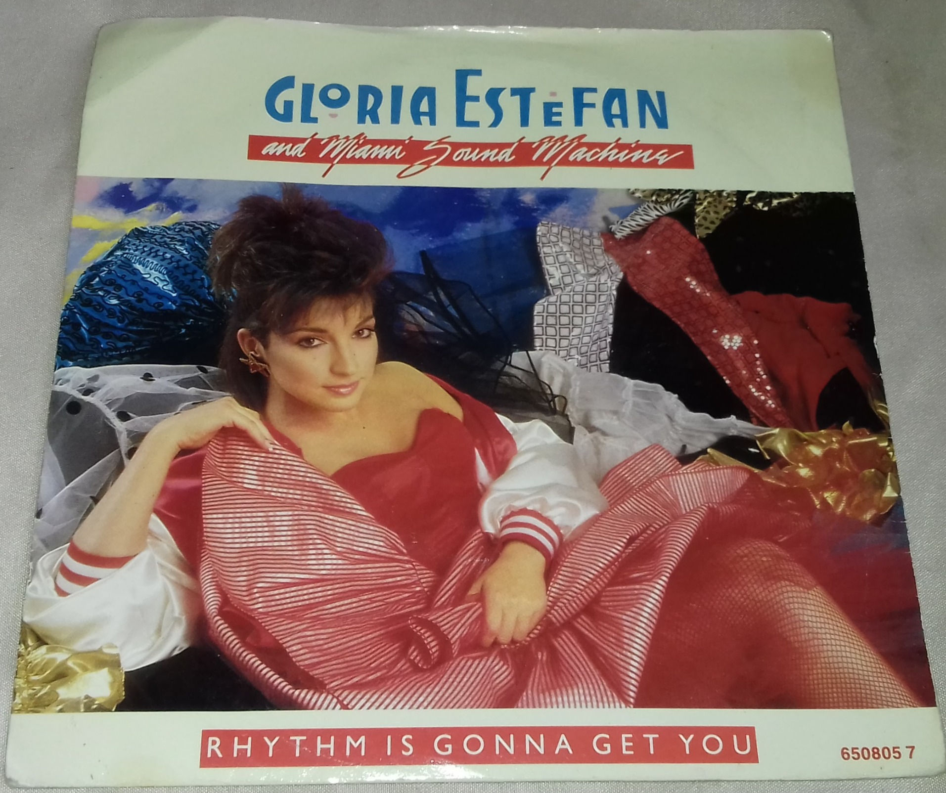 Gloria Estefan And Miami Sound Machine* - Rhythm Is Gonna Get You (7", Single) (