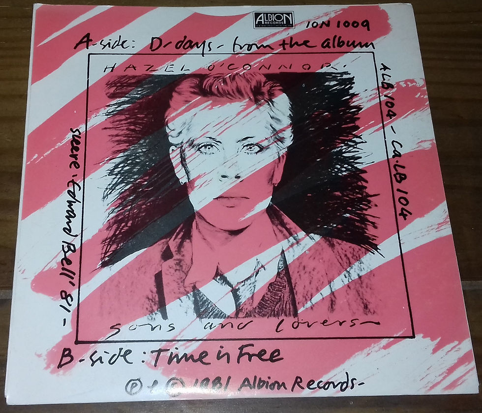 Miniature : Hazel O'Connor - D-Days (7", Single, Pap) (Albion Records)
