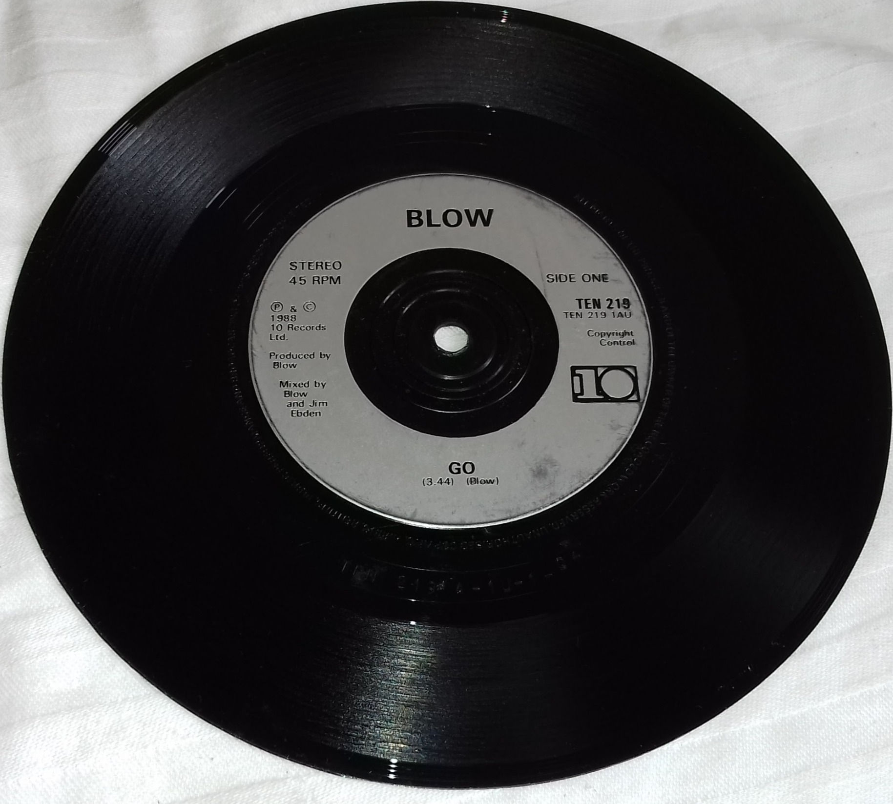 Blow - Go (7") (10 Records)