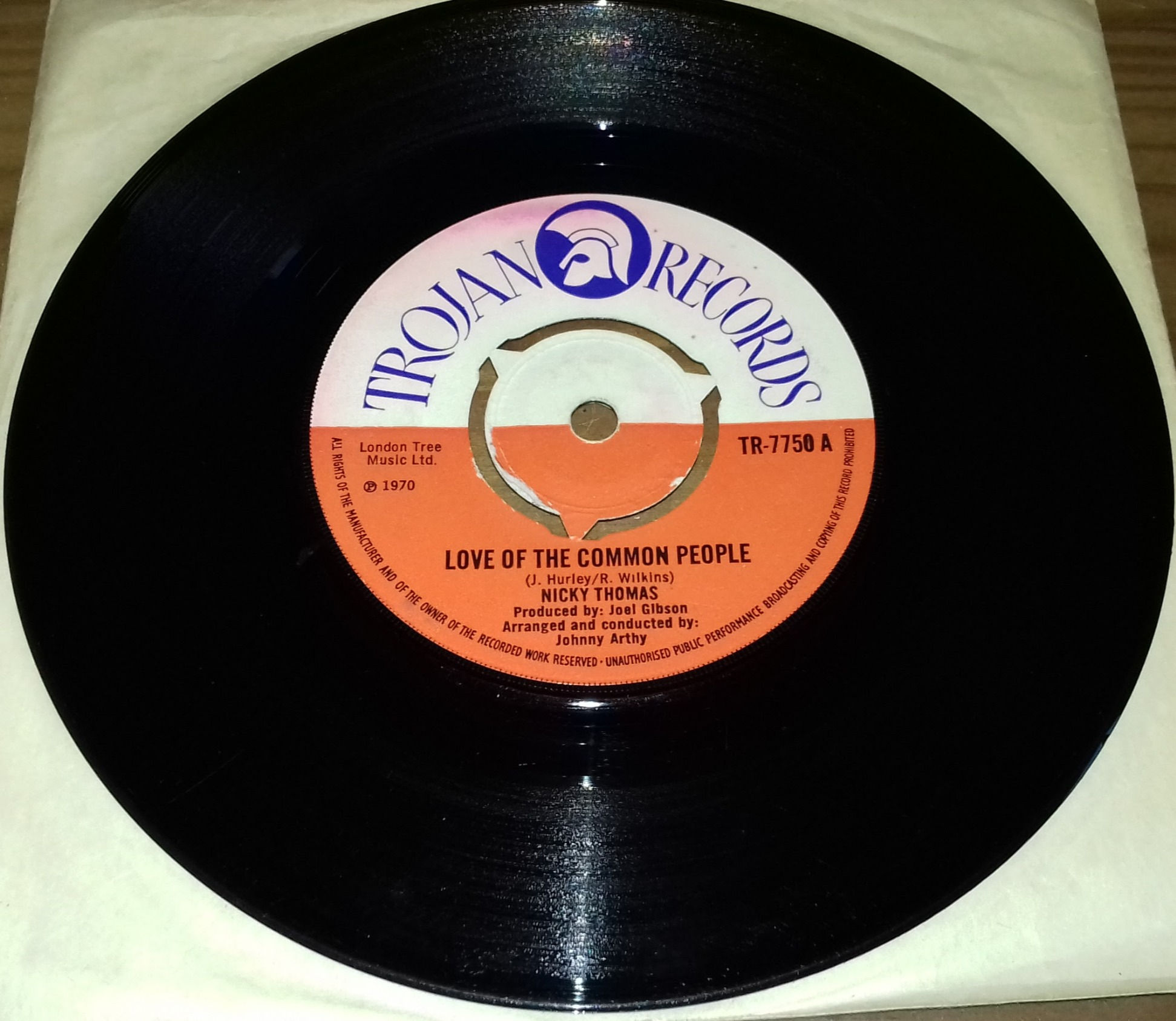 Nicky Thomas / The Destroyers - Love Of The Common People / Compass (7", Single,