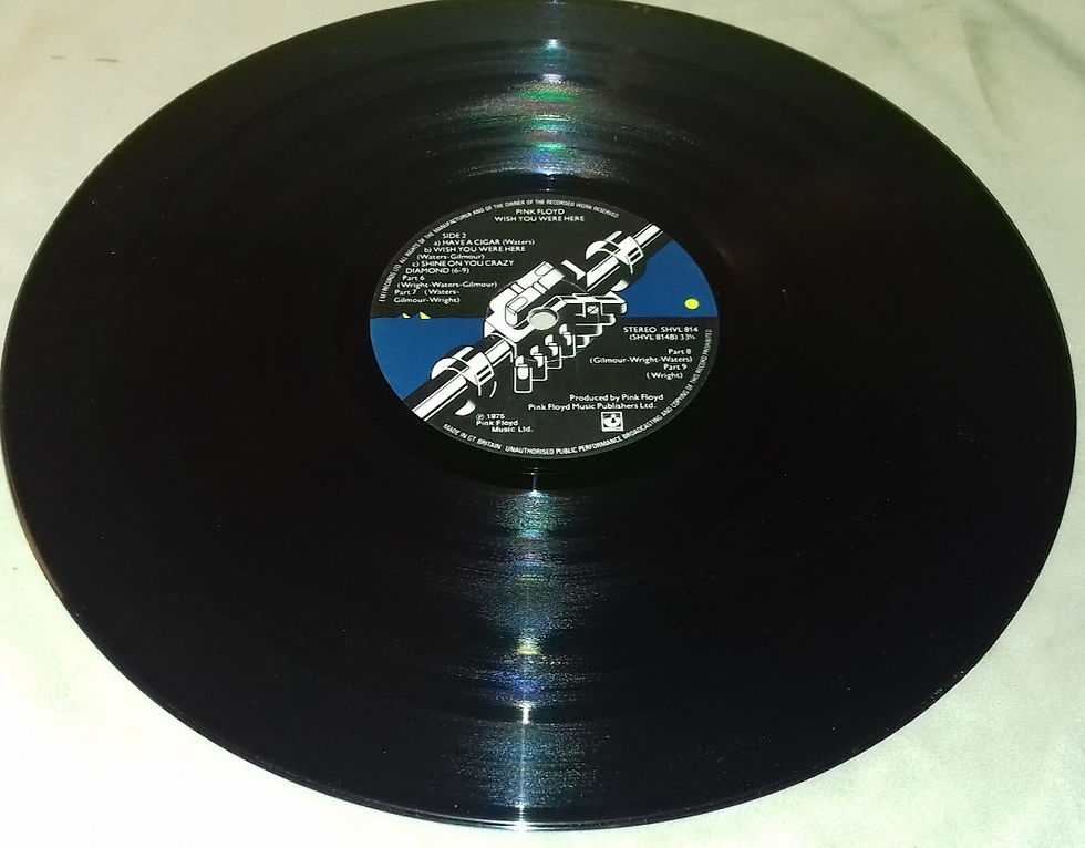 Thumbnail: Pink Floyd - Wish You Were Here (LP, Album, RE, EMI) (Harvest)