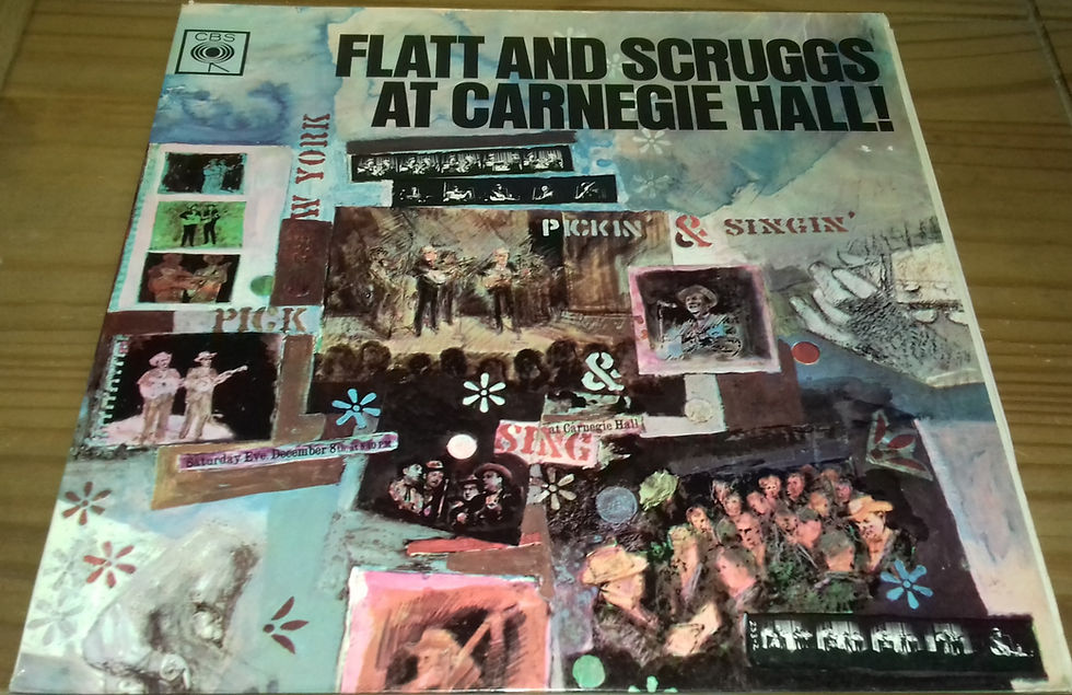 Lester Flatt and Earl Scruggs* - At Carnegie Hall! (LP, Album, Mono) (CBS, CBS)