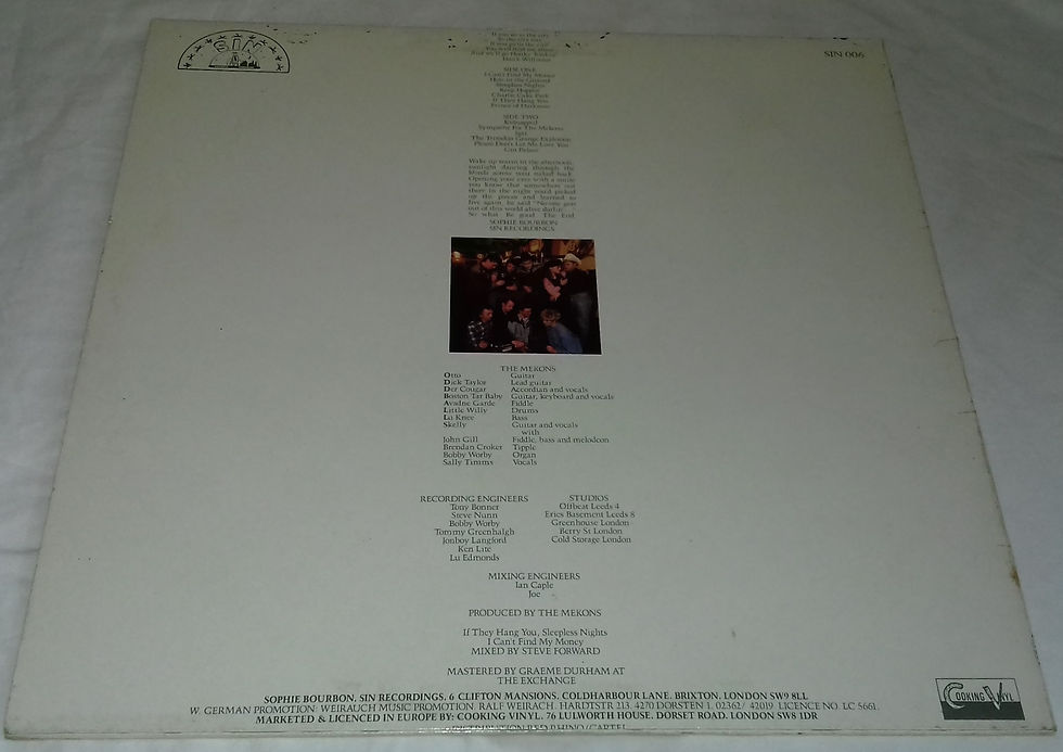 Miniatura: Mekons* - Honky Tonkin' (LP, Album) (Sin Record Company)