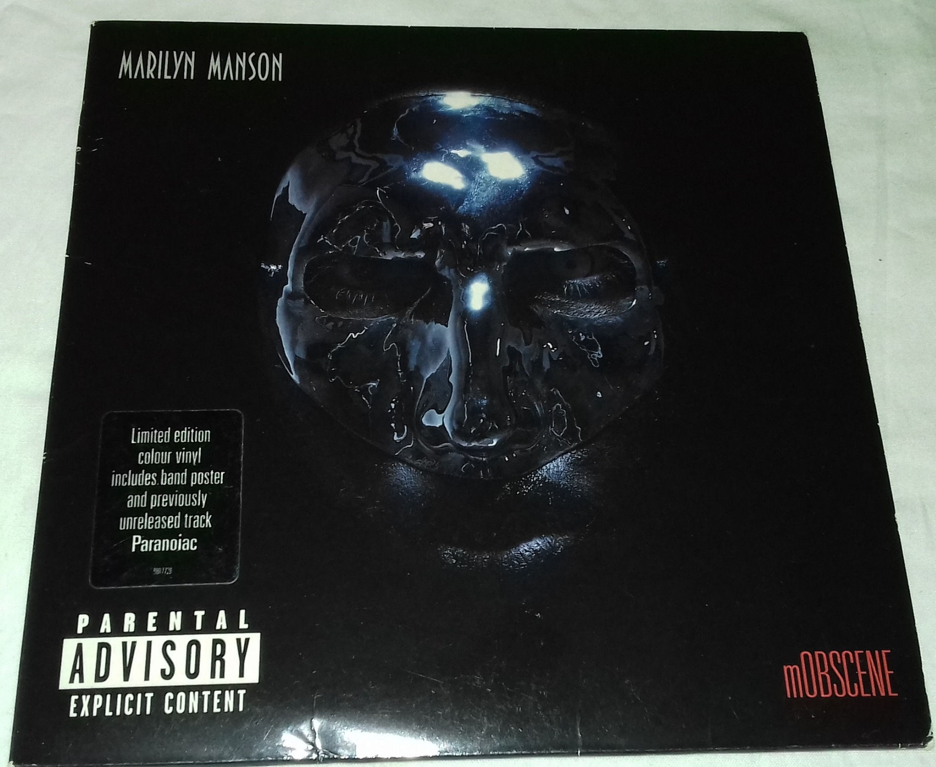 Marilyn Manson - mOBSCENE (7", Ltd, Blu) (Interscope Records, Nothing Records)