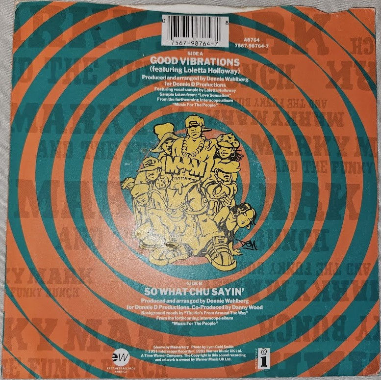 Thumbnail: Marky Mark And The Funky Bunch Featuring Loleatta Holloway - Good Vibrations (7"