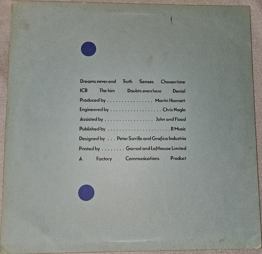 Pikkukuva: New Order - Movement (LP, Album, A2 ) (Factory, Factory)