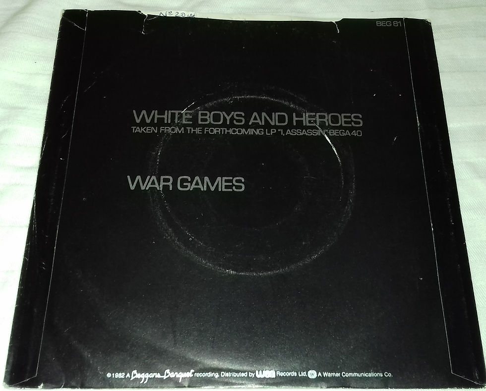Miniaturbild: Gary Numan - White Boys And Heroes (7", Single) (Beggars Banquet)