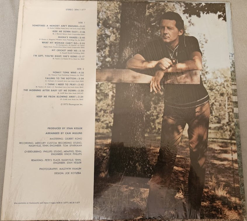 Thumbnail: Jerry Lee Lewis - Sometimes A Memory Ain't Enough (LP, Album) (Mercury)