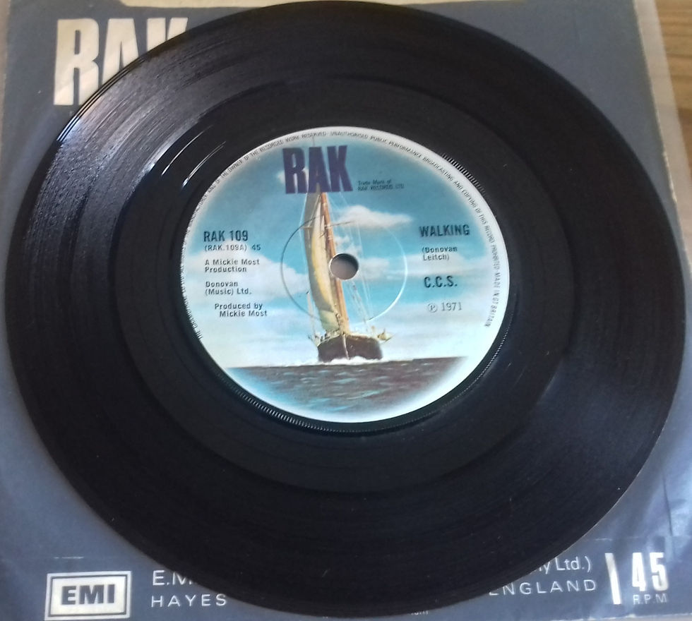 C.C.S.* - Walking (7", Sol) (RAK)