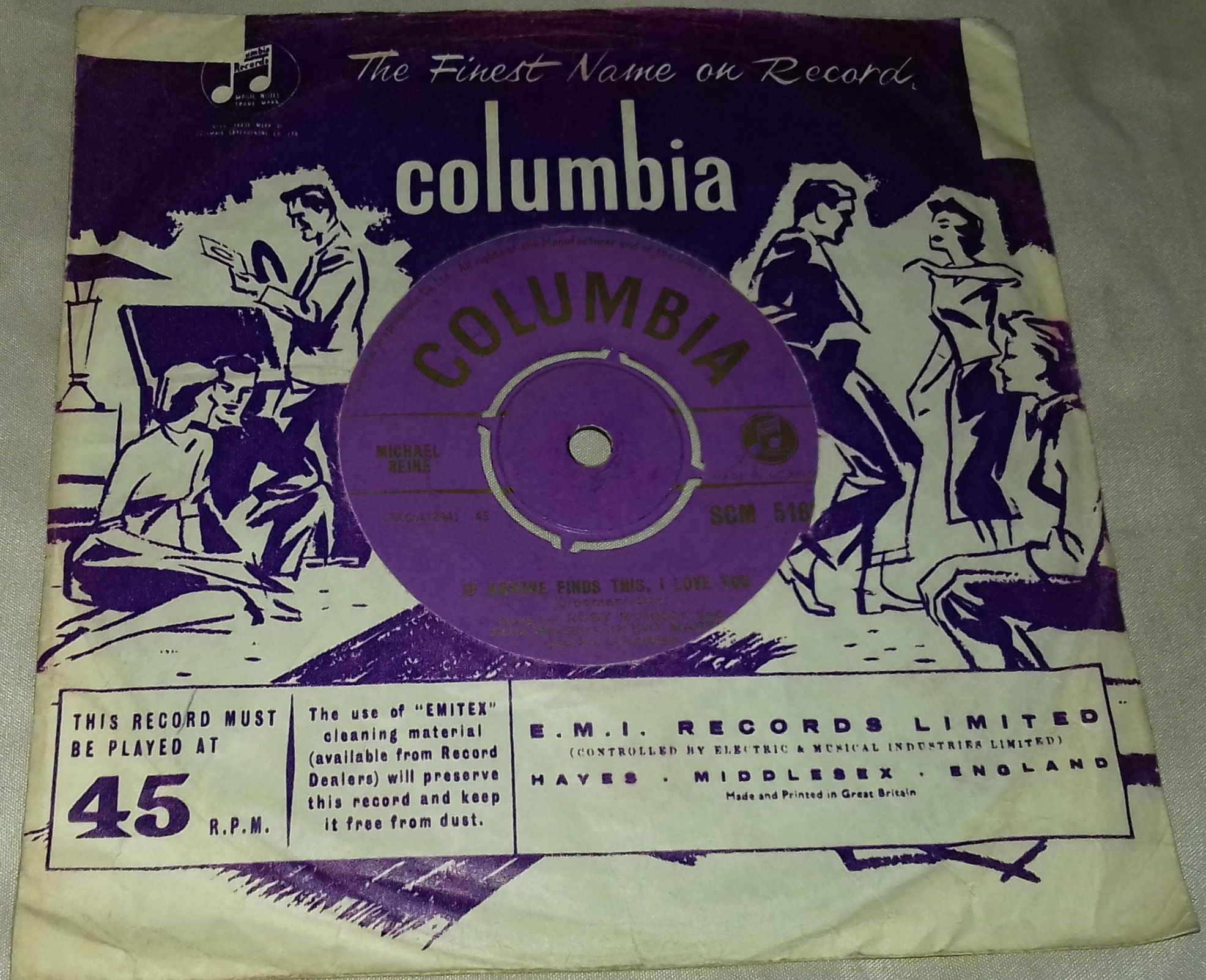 Ruby Murray - If Anyone Finds This, I Love You / Before We Know It (7", Single)