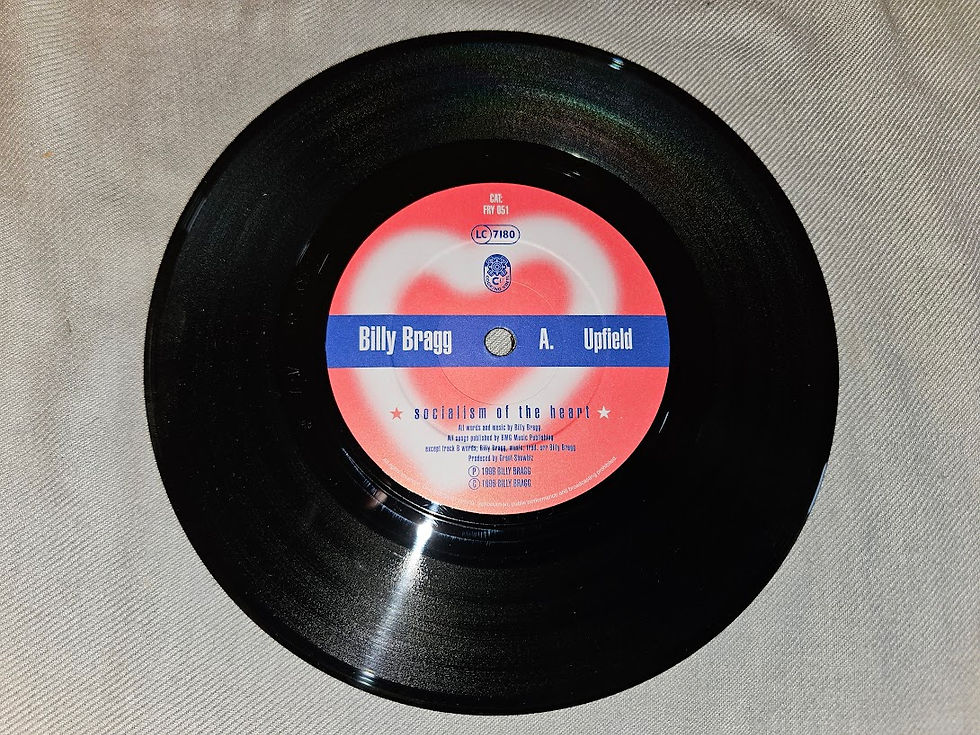 Miniature : Billy Bragg - Upfield (7") (Cooking Vinyl)